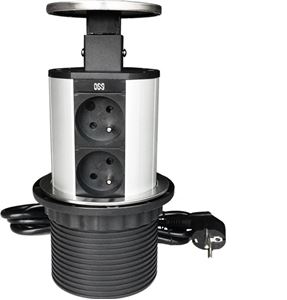 Obrázek z IN Výsuvná lišta 2stranná, 4 zásuvky 