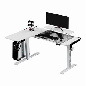 Obrázek z Ultradesk Herní stůl WINGER - bílý 