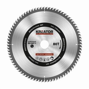 Obrázek z Kreator KRT020429 Pilový kotouč na dřevo 