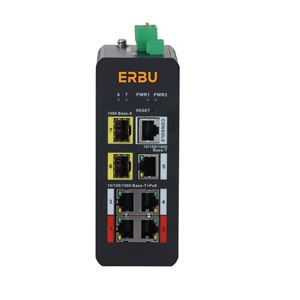 Obrázek z ERBU E-EFS-0502-90-M-120 5portový PoE switch 