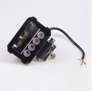 Obrázek LED maják, 12-24V, 16xLED oranžový, magnet