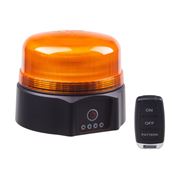 Obrázek AKU LED maják, 36xLED oranžový, dálkové ovládání, magnet, ECE R65