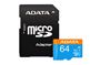 Obrázek z Pametova karta ADATA 64GB + adapter SD 