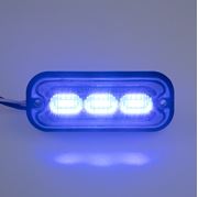 Obrázek PREDATOR 3x4W LED, 12-24V, modrý, ECE R10