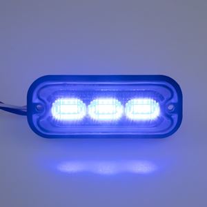 Obrázek z PREDATOR 3x4W LED, 12-24V, modrý, ECE R10 