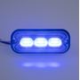 Obrázek z PREDATOR 3x4W LED, 12-24V, modrý, ECE R10 