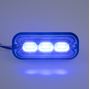 Obrázek z PREDATOR 3x4W LED, 12-24V, modrý, ECE R10 