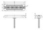 Obrázek z PREDATOR 4x4W LED, 12-24V, oranžový, ECE R65 