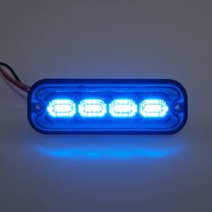 Obrázek z PREDATOR 4x4W LED, 12-24V, modrý, ECE R10 