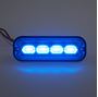 Obrázek z PREDATOR 4x4W LED, 12-24V, modrý, ECE R10 