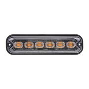 Obrázek PREDATOR 6x4W LED, 12-24V, oranžový, ECE R65