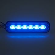 Obrázek PREDATOR 6x4W LED, 12-24V, modrý, ECE R65