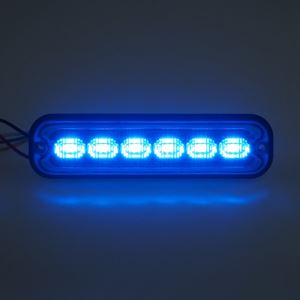 Obrázek z PREDATOR 6x4W LED, 12-24V, modrý, ECE R65 