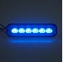 Obrázek z PREDATOR 6x4W LED, 12-24V, modrý, ECE R65 