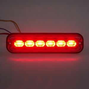 Obrázek z PREDATOR 6x4W LED, 12-24V, červený, ECE R10 