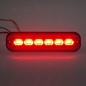 Obrázek z PREDATOR 6x4W LED, 12-24V, červený, ECE R10 