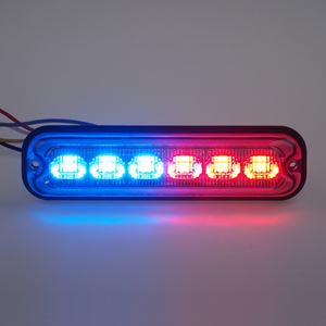 Obrázek z PREDATOR 6x4W LED, 12-24V, červeno-modrý ECE R10 