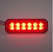 Obrázek PREDATOR 12x4W LED, 12-24V, červený, ECE R10