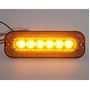 Obrázek z Boční oranžové obrysové LED světlo s výstražným oranžovým světlem, 12-24V, ECE R65 