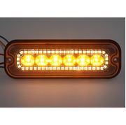 Obrázek Přední bílé obrysové LED světlo s výstražným oranžovým světlem, 12-24V, ECE R65