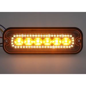 Obrázek z Přední bílé obrysové LED světlo s výstražným oranžovým světlem, 12-24V, ECE R65 