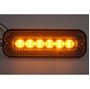 Obrázek z Přední bílé obrysové LED světlo s výstražným oranžovým světlem, 12-24V, ECE R65 