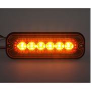 Obrázek Zadní červené obrysové LED světlo s výstražným oranžovým světlem, 12-24V, ECE R65