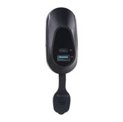Obrázek USB QC3.0 + USB-C zásuvka 12/24V, montáž na povrch