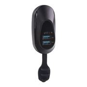 Obrázek 2x USB QC3.0 + USB-C zásuvka 12/24V, montáž na tyč
