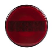 Obrázek LED lampa zadní koncová/brzdová, 12-24V, ECE, ø122mm