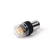 Obrázek LED BA15S oranžová, 12V, 16LED 2835SMD