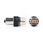 Obrázek z LED BA15S oranžová, 12V, 16LED 2835SMD 