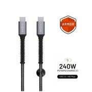 Obrázek Fixed kabel USB-C/C 1.2m FIXDA-CC12-GR