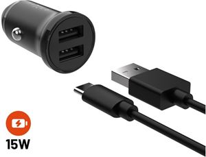 Obrázek z Fixed autonabíječk 2xUSB FIXCC15N-2UC-BK 