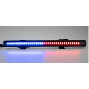 Obrázek Gumové výstražné LED světlo vnější, modro-červené, 12/24V, 340mm