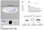 Obrázek z LED podhledové světlo 10W, ø115mm, 4000K 