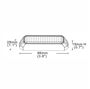 Obrázek z PREDATOR 4x3W LED, 12-24V, modrý, ECE R10 