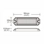 Obrázek z x SLIM výstražné LED světlo vnější, červené, 12-24V, ECE R10 