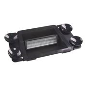Obrázek PREDATOR LED vnitřní, 18x LED 1,5W, 12/24V, červený/modrý, ECE R65