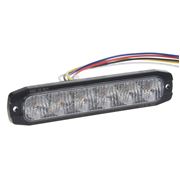 Obrázek 2x PROFI SLIM výstražné LED světlo vnější, červené+modré, 12-24V, ECE R65