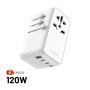 Obrázek z Fixed Cestovní adaptér FIXCT120-3C1A-WH 