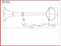 Obrázek z Singl-fanfára 400mm, nerezová, 12V, elektromagnetická 