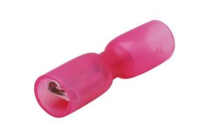 Obrázek z Izolovany konektor 6,3mm se smrst. trubici 