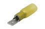 Obrázek z Poloizolovany konektor 6,3mm se smrst. trubici 