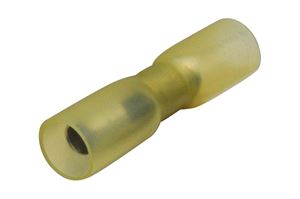 Obrázek z Izolovany konektor 4mm se smrst. trubici 