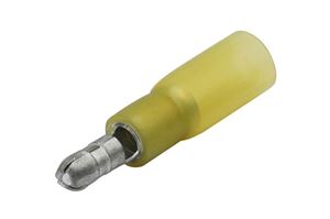 Obrázek z Izolovany konektor 4mm se smrst. trubici 