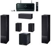 Obrázek Magnat Monitor S70+S12C+S10B+Alpha RS8 / černá + Yamaha RX-V4A