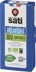 Obrázek z Sati Decaffein Bio x10 caps (Nespresso) 