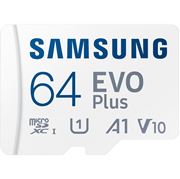 Obrázek Paměťová karta MicroSDXC 64GB 160M + adaptér, SAMSUNG EVO Plus