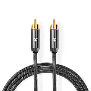 Obrázek z Nedis (HQ) vysoce kvalitní kabel 1xRCA - 1xRCA (pro Subwoofer) 3m 